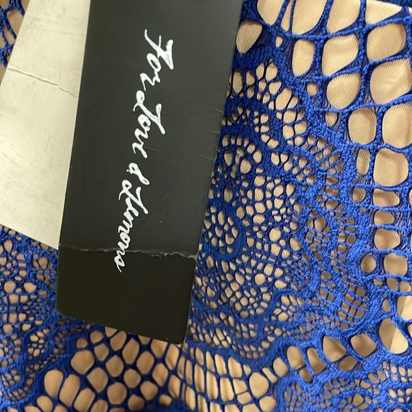 NWT For Love and Lemons Grace Dress in Sapphire Small - Picture 7 of 7